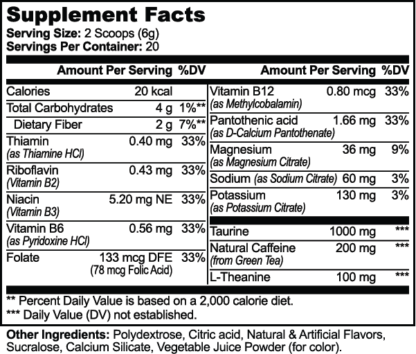 Energy+ Pre Workout Powder | Yuzu
