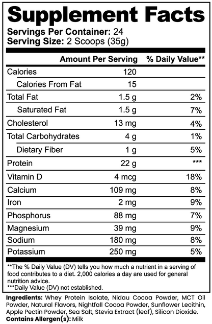 Advanced 100% Whey Protein Isolate | Chocolate