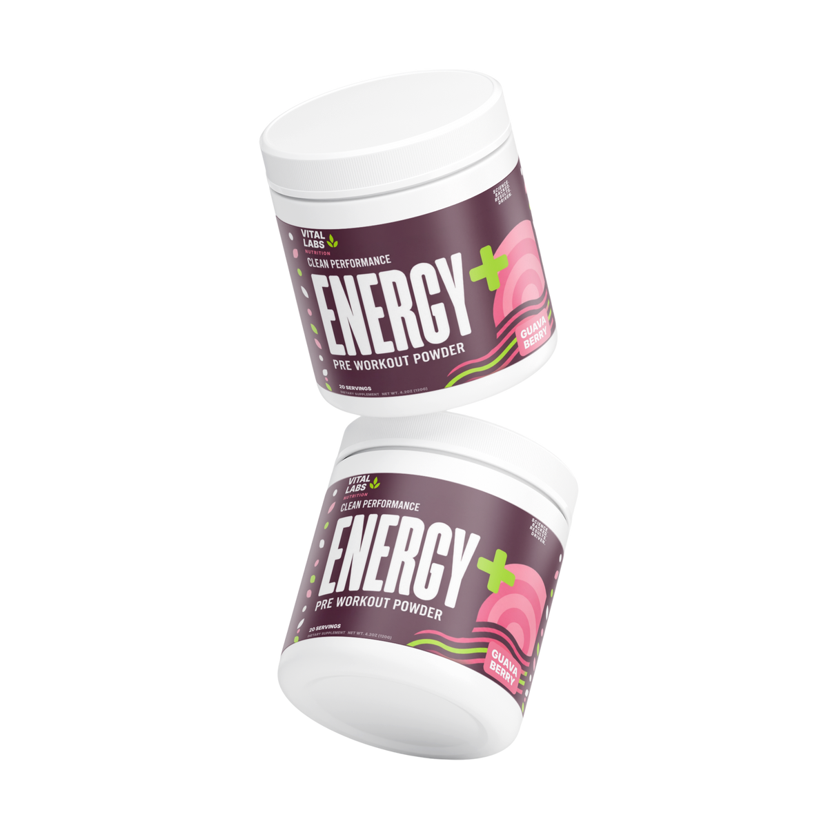 Energy+ Pre Workout Powder | Guava Berry