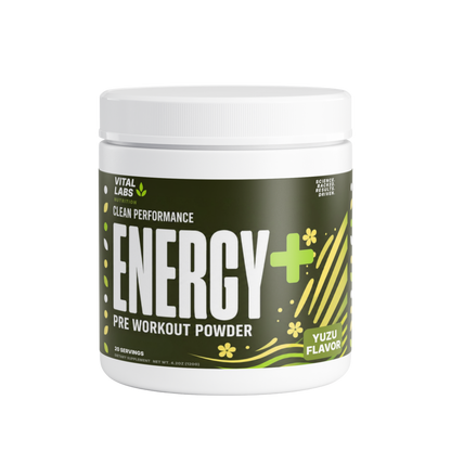 Energy+ Pre Workout Powder | Strawberry Shortcake