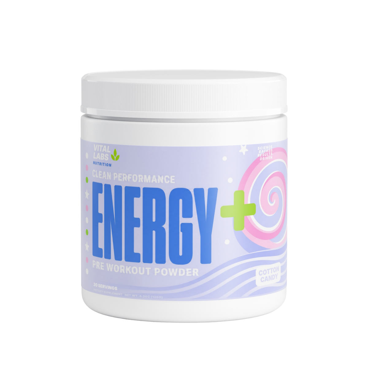 Energy+ Pre Workout Powder | Cotton Candy