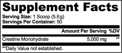 Creatine Monohydrate | Unflavored