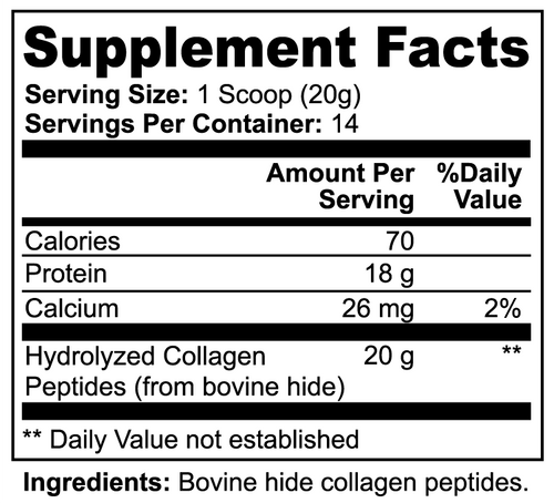 Collagen Hydrolyzed Peptides Powder